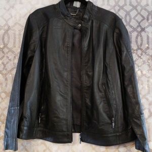Brand new Bernardo leather moto jacket